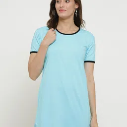 DDASPRATION Women Solid T-shirt-picture-1