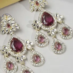 VATSALYA creation Gold-Plated Alloy Earrings-image-20