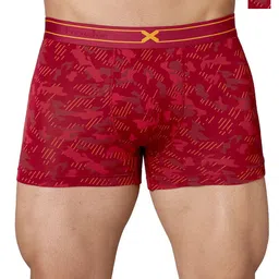 FRENCHIE Pack Of 2 Printed Moisture Wicking Trunks FR-MI-TR-RAGE-1X5-BKRED-S-PO2-picture-25