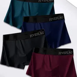 FiveFlag Pack of 4 Multicoloured Modal Trunks-image-20