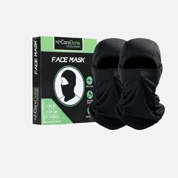CareDone Men Pack Of 2 Reusable Bike Riding Dust Protection Face Mask-7