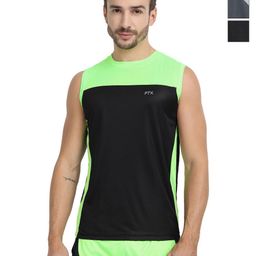 FTX Pack of 3 Colourblocked Round Neck Sleeveless Dri-FIT T-shirts-picture-36