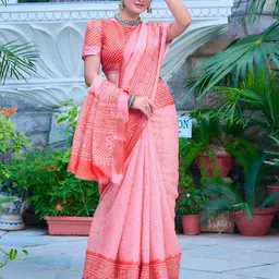 Anouk Bandhani Printed Zari Bandhani Saree-image-74