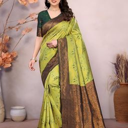 Vastravatika Woven Design Zari Kanjeevaram Saree-picture-46