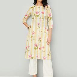 max Women Striped Extended Sleeves Kurta-image-130