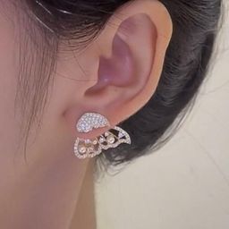 Arzonai Contemporary Ear Cuff Earrings-29