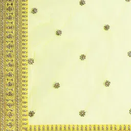 DIVASTRI Embroidered Sequinned Semi-Stitched Lehenga & Unstitched Blouse With Dupatta image 4