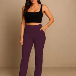 SWADESI STUFF Women Relaxed Easy Wash Cargos Trousers-image-95
