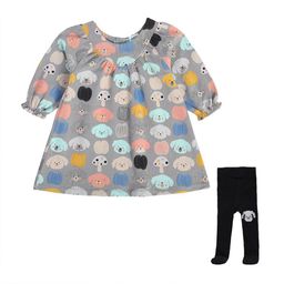 MINI KLUB Print A-Line Dress-35