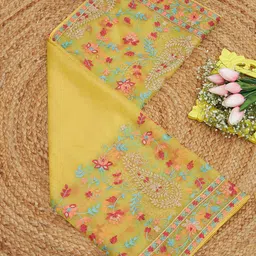 Soch Floral Embroidered Dupatta With Thread Work-picture-7