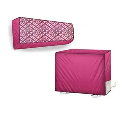 The Furnishing Tree Pink Plastic Air Conditioner Cover-image-69