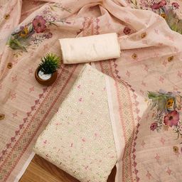 Rangtulika Ethnics Floral Embroidered Sequinned Unstitched Dress Material-picture-47