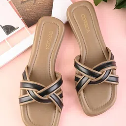 CORSICA Women Open Toe Flats with Bows-image-68