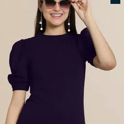 Mast & Harbour Women Pack of 2 Puff Sleeve Top-picture-2