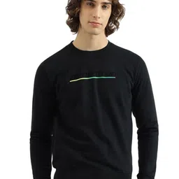 United Colors of Benetton Men Typography Printed Round Neck Cotton Pullover Sweatshirt-picture-34