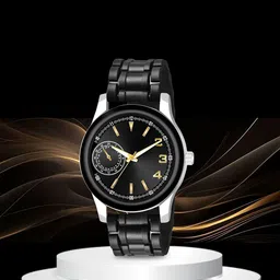 Gopal Shopcart Unisex Round Dial & Straps Analogue Watch B9050BLK M4 D 801BLK-12