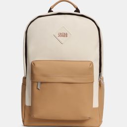 Jack & Jones Men Colourblocked Backpack-12
