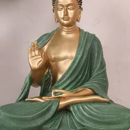 HOME 360 Gold-Toned Buddha Idol Showpiece-picture-46