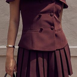 LULU & SKY Off-Shoulder Waistcoat With Skirt-image-56