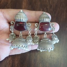 Jeweltos Contemporary Jhumkas Earrings-image-61