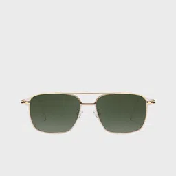 SAM & MARSHALL Unisex Square Sunglasses with UV Protected Lens BRIAN_GOLD_2942 image 4