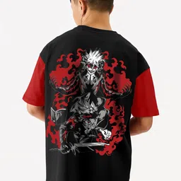 Crazymonk Men Printed Drop-Shoulder Sleeves Applique T-shirt-picture-19