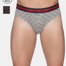 Force NXT Men Pack Of 2 Assorted Cotton Basic Briefs-5