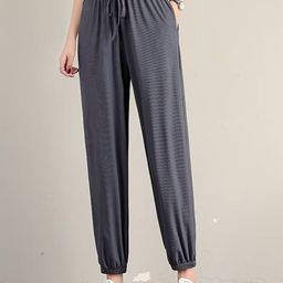 StyleCast x Revolte Women Solid Easy Wash Regular Fit Trousers-image-62
