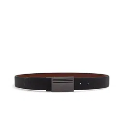 ALDO Men Solid Push Pin Leather Casual Belt-image-17