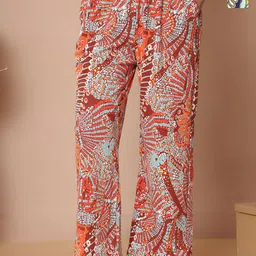 TAG 7 Pack Of 2 Printed Cotton Mid-Rise Lounge Pants-image-89