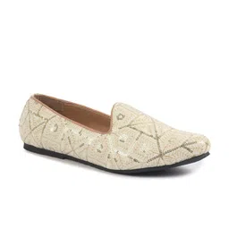 FAUSTO Men Printed Velvet Mojaris-picture-32