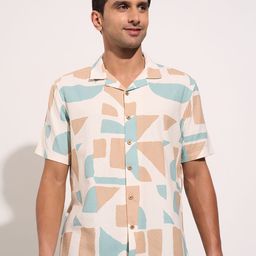 7 Alt by Pantaloons Men Opaque Printed Casual Shirt-picture-13