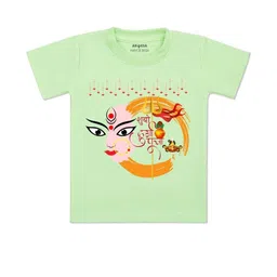 arvesa My First Durga PujaPrinted Kids Tshirt-picture-30