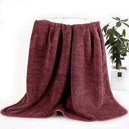 Story@home Pink Microfiber 400 GSM Premium Soft Bath Towel-10