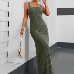 StyleCast x Revolte Choker Neck Bodycon Maxi Dress-picture-10