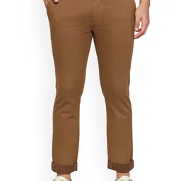 Basics Men Printed Comfort Trousers-image-51
