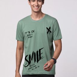 ADRO Men Graphic Printed Round Neck Cotton T-shirt-image-86