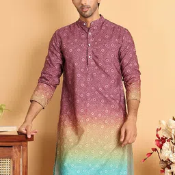 Anouk Men Paisley Printed Sequinned Kurta-picture-34