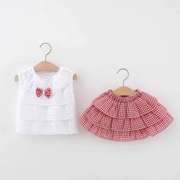 LULU & SKY Girls Top with Skirt-image-61