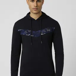 Van Heusen Flex Men Printed Hooded Sweatshirt-picture-38