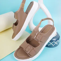 Mast & Harbour Women Platform-Heeled Sandals-35