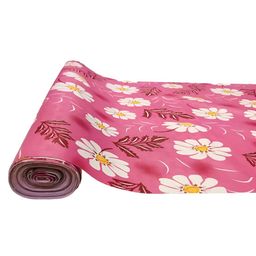 Homerz Pink & Off White Printed Anti Slip Wallpaper-55