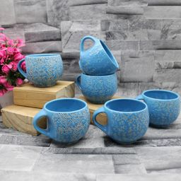 laghima jadon Multicoloured Ceramic Cups and Mugs Set of-44