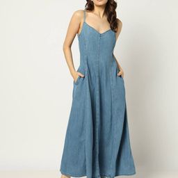 GAP Women Pure Cotton Fit & Flare Dress-image-27