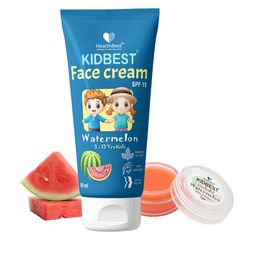 HealthBest Set Of 2 Kidbest Face Cream - 50 ml With Lip Balm - 7 g-image-16