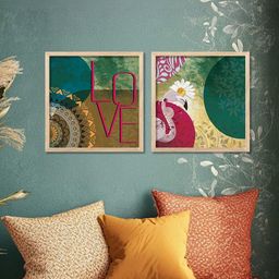WALLLANE Set of 2 Modern Wood Wall Art-picture-11