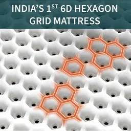 Sleepyhead Technic Hybrid 6D Hexagon Grid 8" Single Pocket Spring Mattress (75x36 Inch) image 2