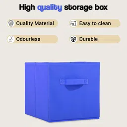 Kuber Industries Blue Set of 3 Regular Multi-Utility Organisers image 5