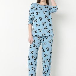 Smarty Pants Women Mickey Mouse Printed Pure Cotton Night suit-picture-47