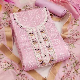 DIVASTRI Printed Unstitched Dress Material-image-58